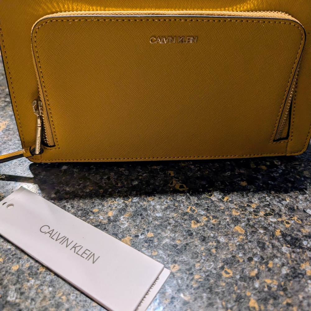 Calvin Klein Yellow Crossbody Bag